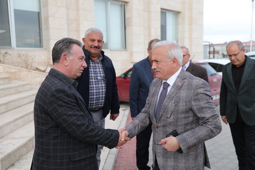 Aksaray Ticaret Borsası Başkanı Sn.Hamit Özkök’e İadeiziyarette Bulundu