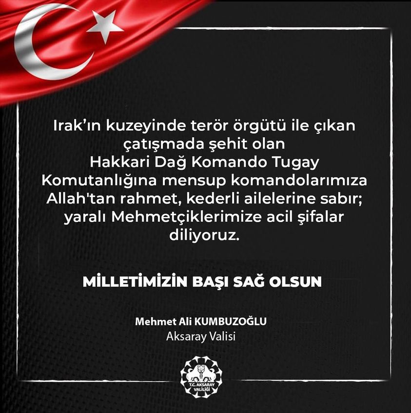 Şehidimiz Var. Milletimizin başı sağ olsun