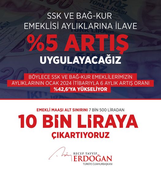 SSK ve Bağ-Kur Emeklisine Müjde