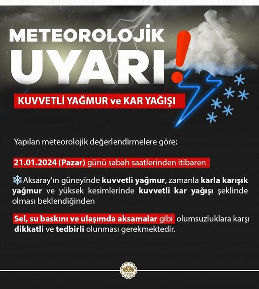Meteorolojik Uyarı