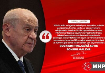 Soykırım trajedisi artık son bulmalıdır.