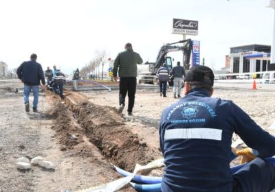 Yine ulaşımı ve trafiği rahatlatan bir düzenleme için iş başındayız..