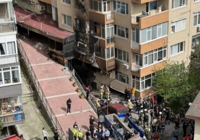 İstanbul Gayrettepe’de meydana gelen yangın