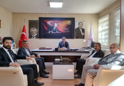 Büyük Birlik Partisinden Aksaray İl Salık Müdürü Abdullah Güleç’e Ziyaret