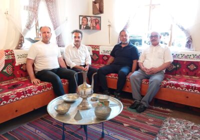 Demirci kasabamız’ın efsane belediye başkanı syn, Ramazan Bozlak ile Muhsin reis’in anı evine ziyarette bulunduk.