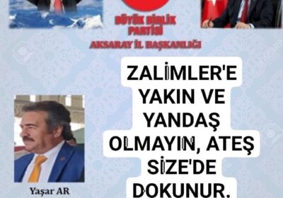 Zalimler’e yakın ve yandaş olmayın ateş size de dokunur