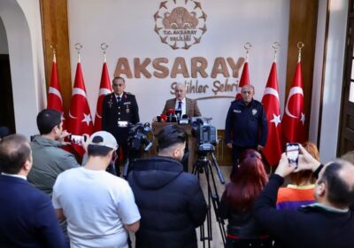 Asayiş ve Güvenlik verilerini kamuoyu ile paylaştılar.