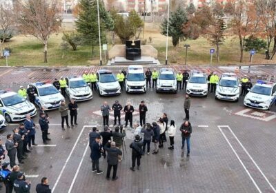 İl Emniyet Müdürlüğümüze tahsis edilen 24 yeni araç