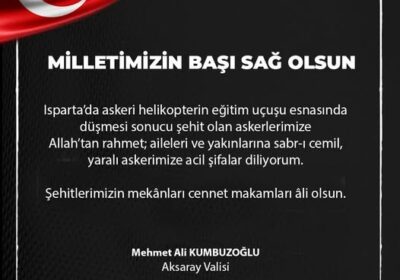 milletimizin başı sağ olsun