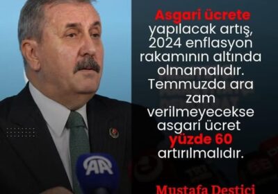 Destici asgari ücret için 3 gün uyarmıştı.