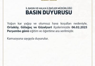 Basın Duyurusu