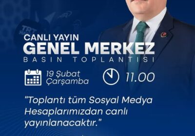 Canlı Yayın Basın Toplantısı