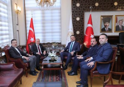 Gençlik ve Spor Bakan Yardımcısı Sn.Enes Eminoğlu, Valimiz Sn. Mehmet Ali Kumbuzoğlu ‘nu ziyaret ettiler.