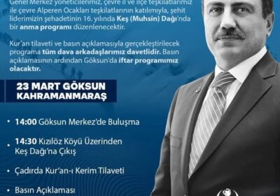 Şehit Liderimizi Anıyoruz!
