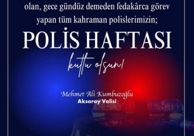 Polis Haftası Kutlu Olsun