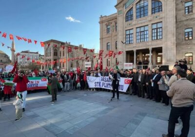 Bbp teşkilatımız, Aksaray 15 temmuz meydanında Gazze için, zalim İtrail zulmüne karşı, protesto ve direniş mitingine katıldı. Tüm emeği geçenkerden Allah razı olsun.