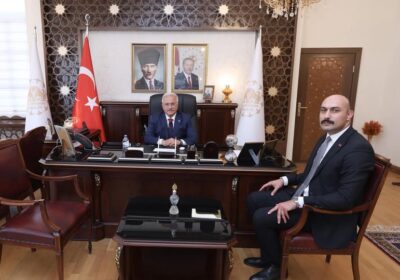 Sn.Samet Öztürk’ü kabul ederek görevlerinde başarılar dilediler.