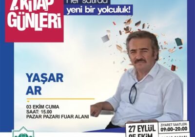 Yaşar Ar bey’in, kitap furındaki, saat 15.00 teki söyleşi ve sunumuna tüm hemşerilerimiz’ i bekleriz.