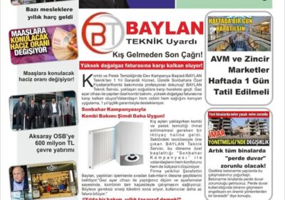 BASINDA KOBİ FAALİYETLERİMİZ.