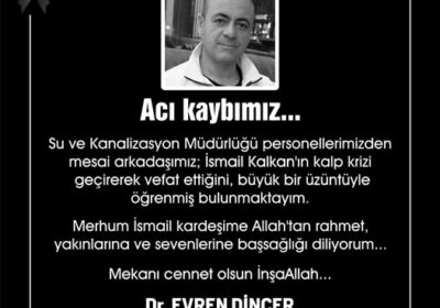 İnnâ lillahi ve innâ ileyhi râciûn..