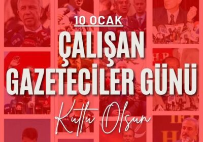 Çalışan Gazeteciler günü