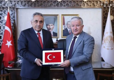 Vali Duru, Türk Büro Sen Heyetini Kabul Etti